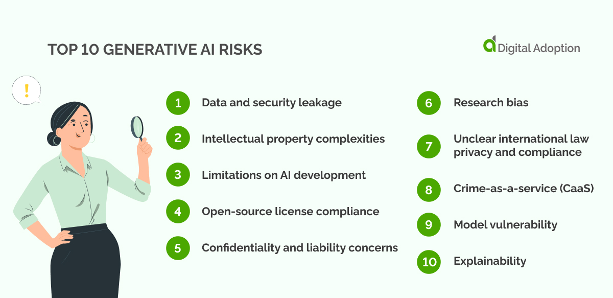 What Are The Top 10 Generative AI Risks (+ How To Stay Safe)?