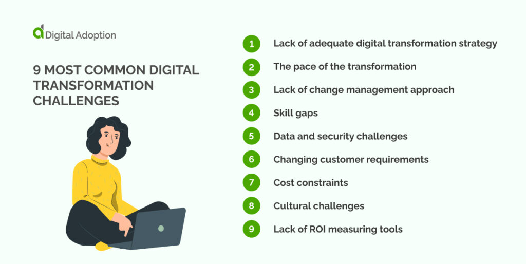 9 most common digital transformation challenges