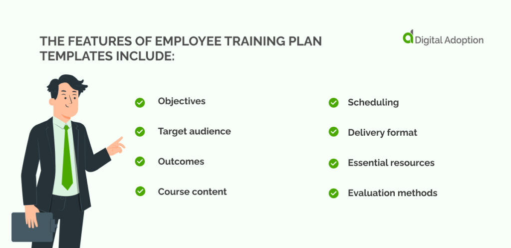 The features of employee training plan templates include_ 